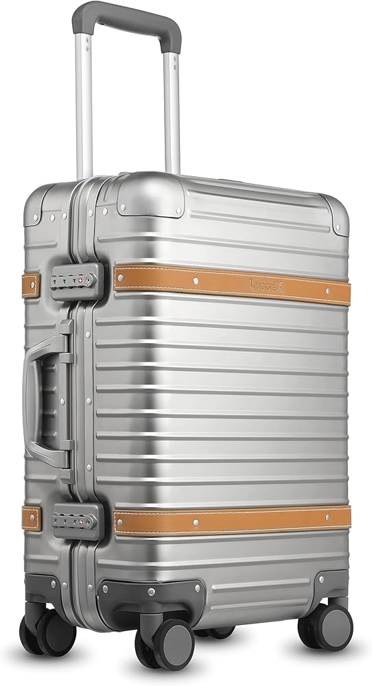 Amazon.com | All Aluminum Carry On Luggage with Wheels, AV
